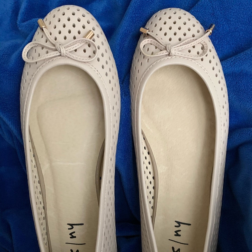 FSNY leather flats